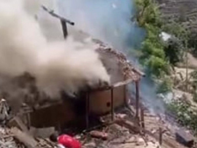 मुगुमा आगलागीबाट दुई घर जलेर नष्ट